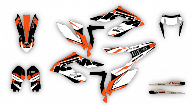 Stock Kit - 524 - Ktm FREERIDE 250R 350R 12-20 - K1 LE
