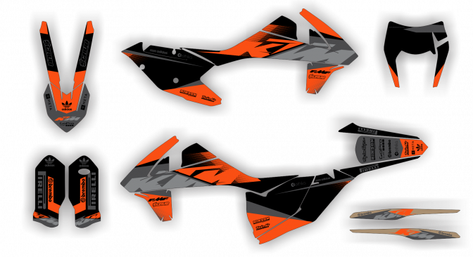 Stock Kit - 526 -  Ktm EXC-EXC-F 17-19 - K15 R2