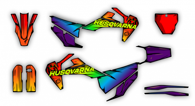 Stock Kit - 537 - Husqvarna AT FS 19-22 - FLUO ARTLEX LE