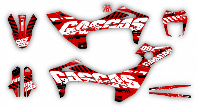 Stock Kit - 540 - Gas gas SM 700 22 - FLUO SE1107 ST