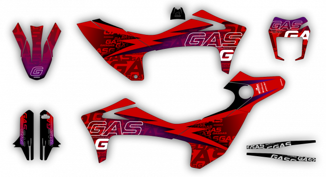 Stock Kit - 541 - Gas gas SM 700 22 - SE1105 ST