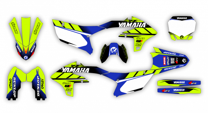 Stock Kit - 542 - Yamaha YZF 250 24-25 450 23-25 - FLUO 7 ST