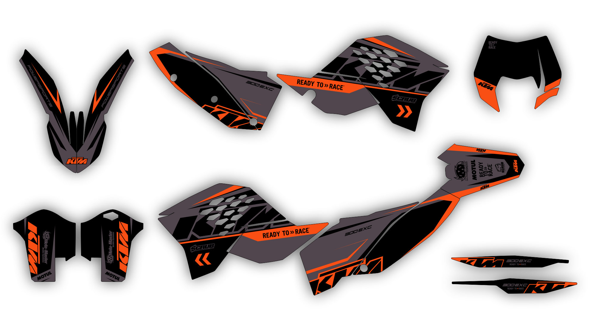 Stock Kit - 545 - Ktm 300 Exc 2011 BP - SO11807