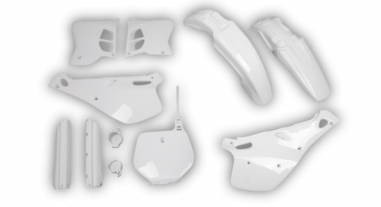 Yamaha - YZ 125 1993-1995 - Plastics Kit - Plastik Kit - Kit Plastique - Full Kit White