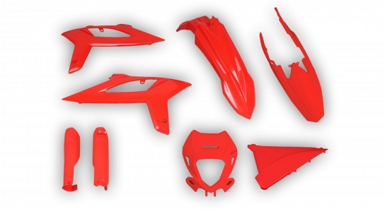 Beta RR Restyle 2019 - Plastics Kit - Plastik Kit - Kit Plastique - Full Kit Red