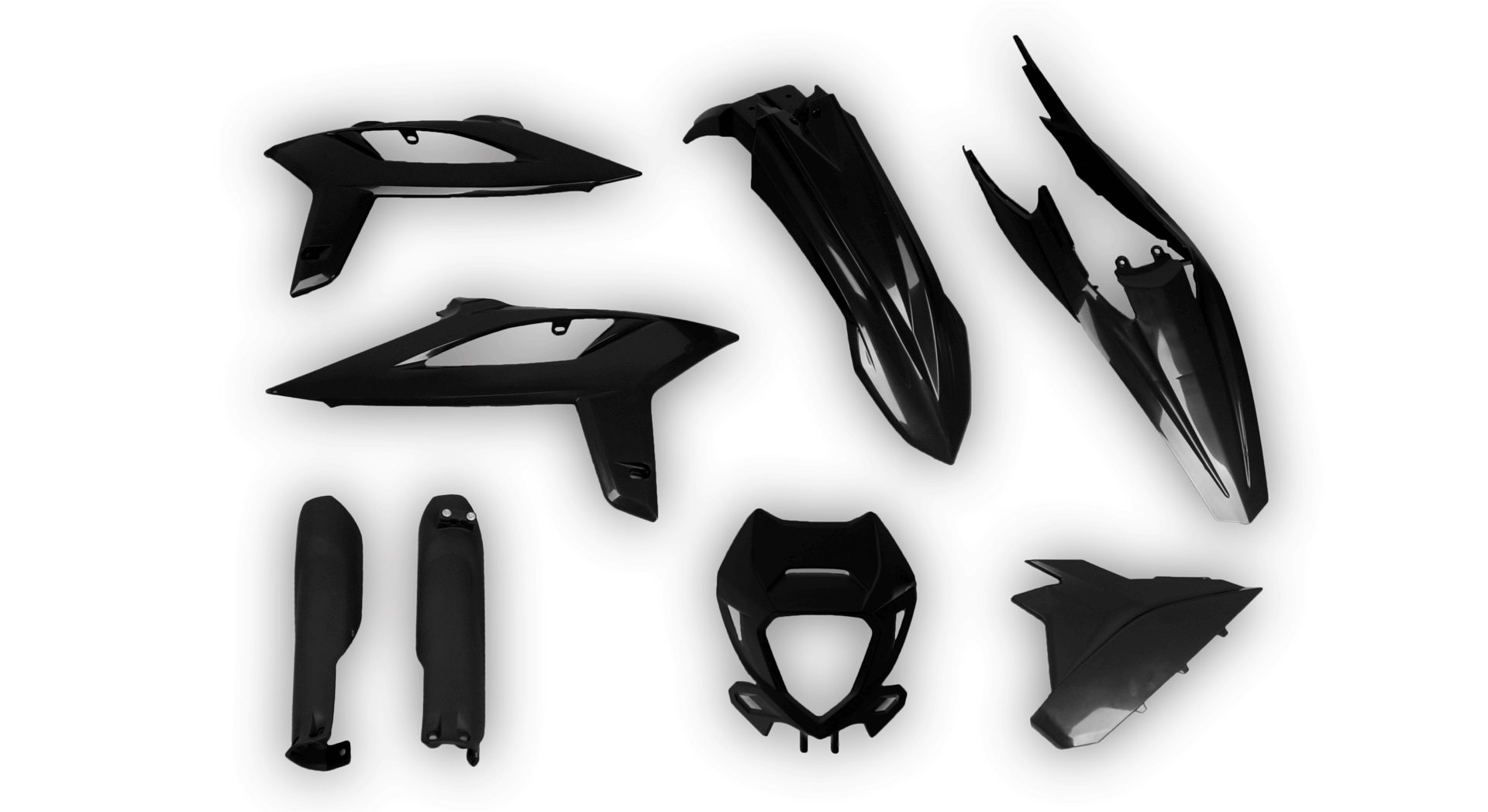 Beta RR Series 2020-2022 - Plastics Kit - Plastik Kit - Kit Plastique - Full Kit Black