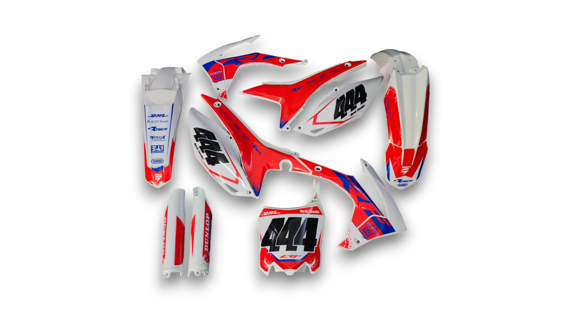 Honda CRF 250R 2014-2017 Plastics Kit - Full Kit Black
