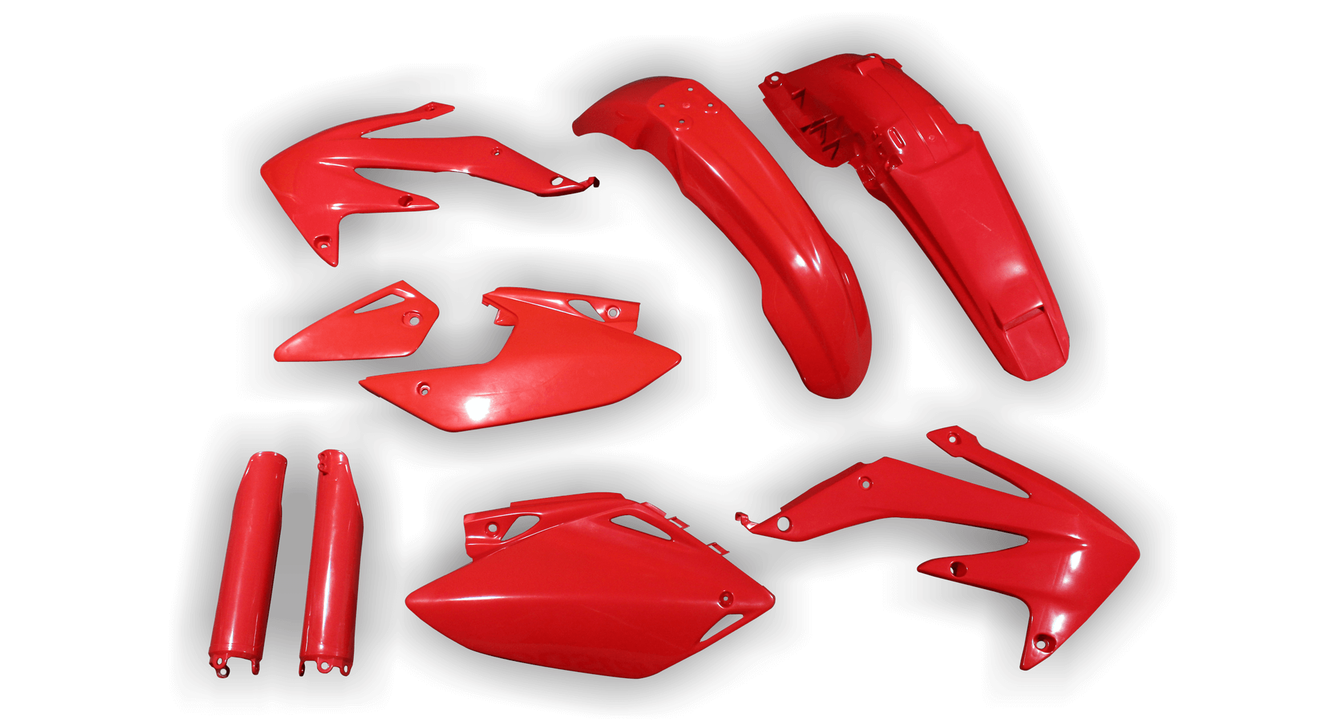 Honda CRF 450X 2005-2017 Plastics Kit Full Kit Red