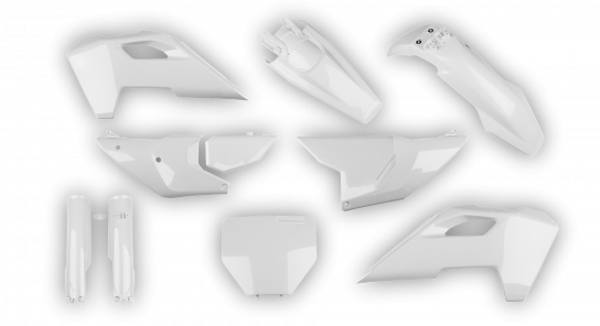 Husqvarna 14-> TX Series 2023 - Plastics Kit - Plastik Kit - Kit Plastique - Full Kit White