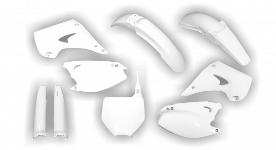 Plastics Kit - Kawasaki - KX 250 - 2003 - Full Kit - White