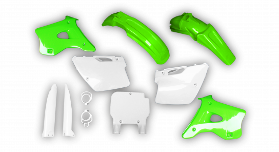 Plastics Kit - Kawasaki - KX 125 - 1994-1995 - Full Kit - OEM