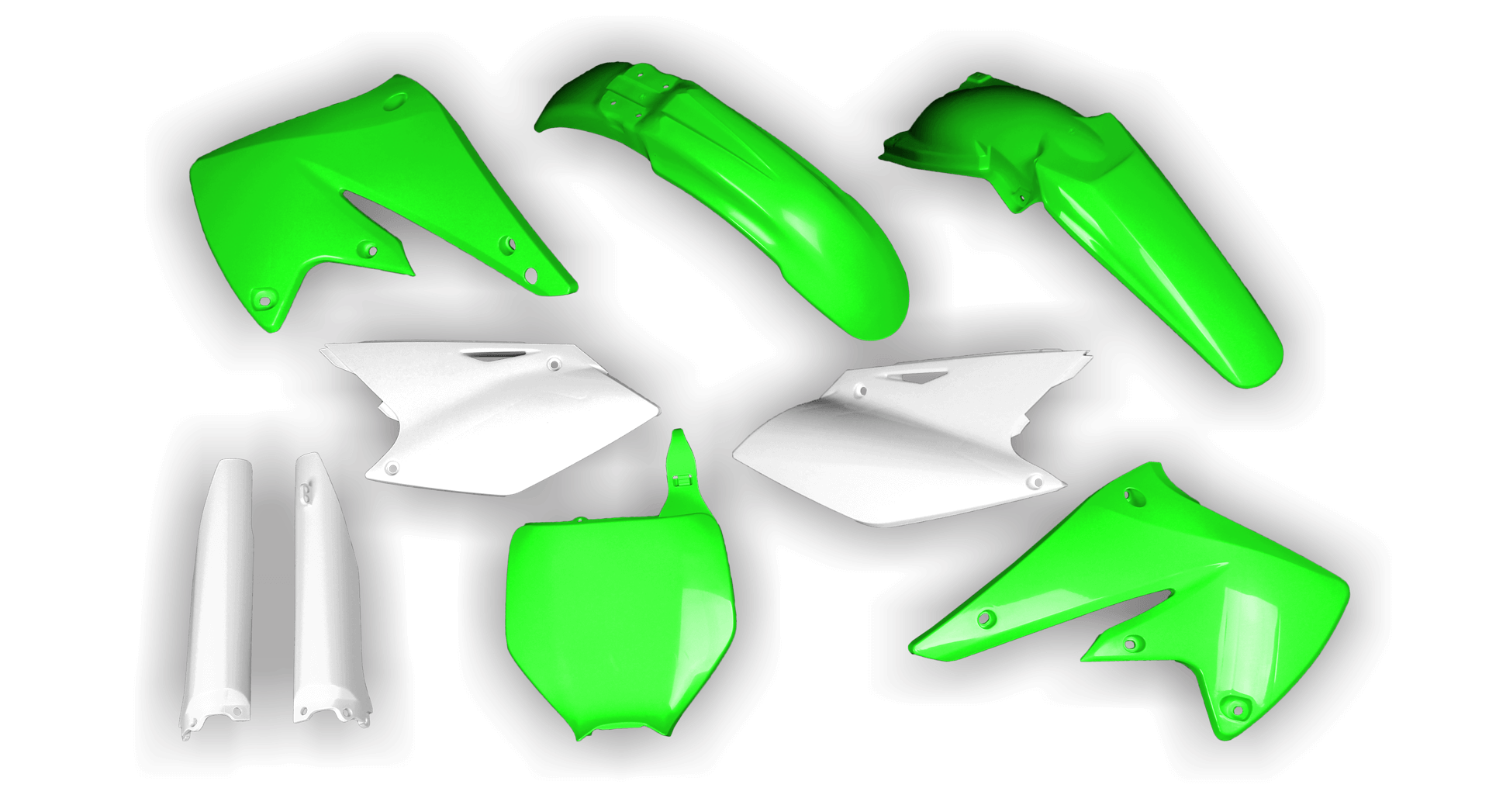 Plastics Kit - Kawasaki - KX 250F - 2004-2005 - Full Kit - OEM