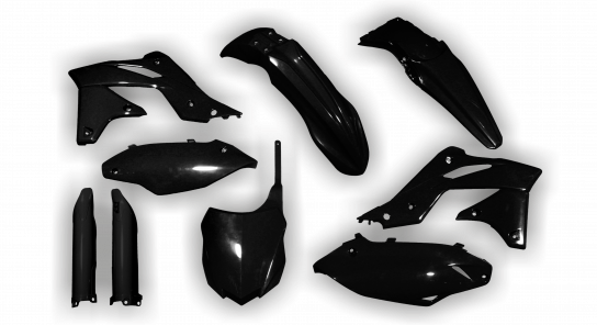Plastik Kit - Kawasaki - KX 250F - 2013-2016 - Full Kit - Schwarz