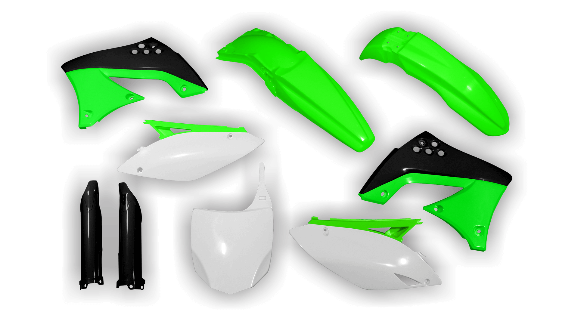 Plastics Kit - Kawasaki - KX 450F - 2009-2011 - Full Kit - OEM