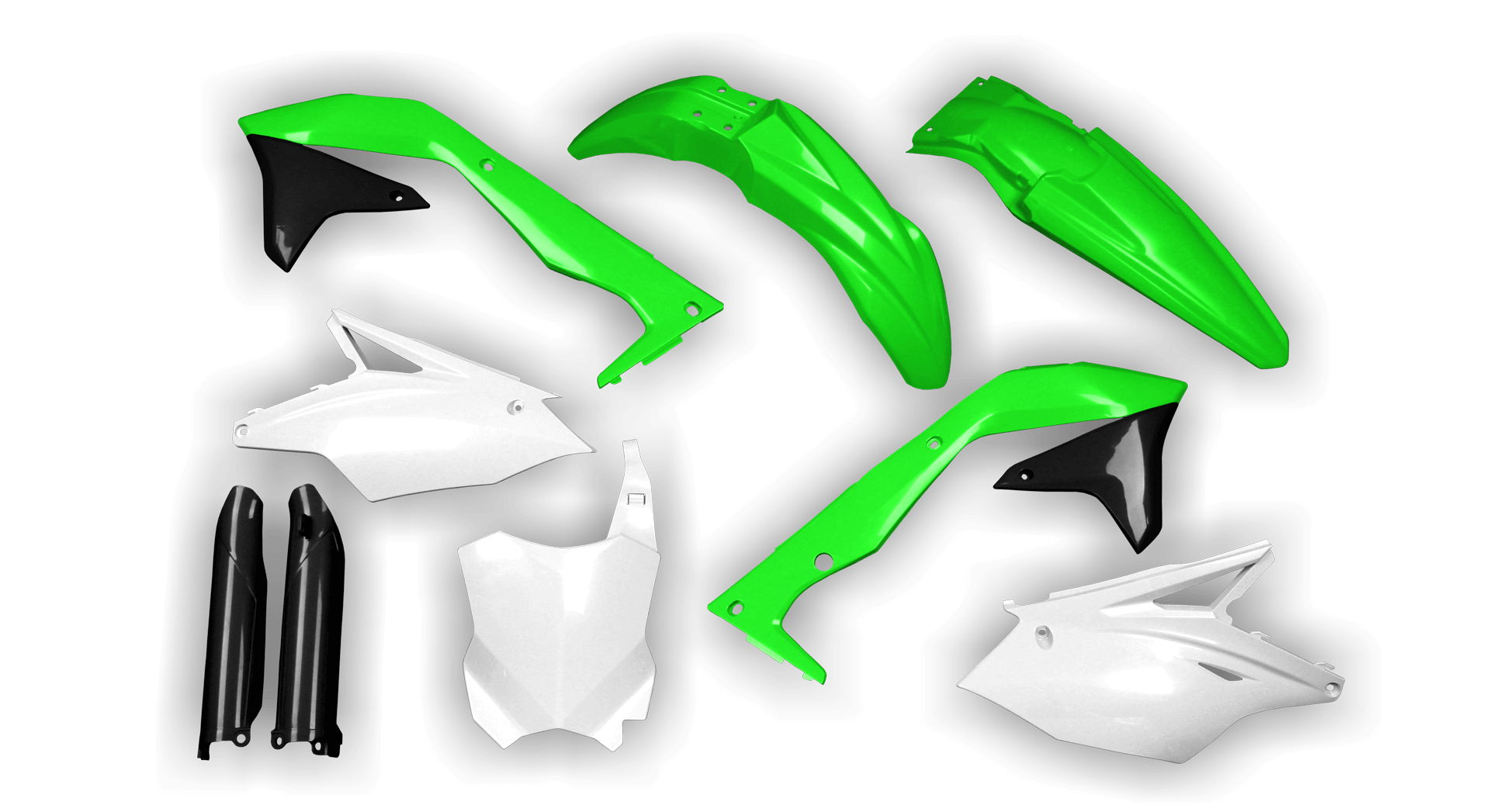 Kawasaki KXF KX-F KX450F 450 2016 2017 2018 Plastics kit set