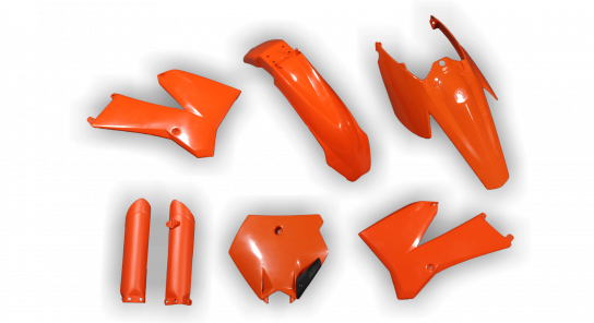 KTM SX 85 2004-2005 - Plastics Kit - Plastik Kit - Kit Plastique - Full Kit Orange
