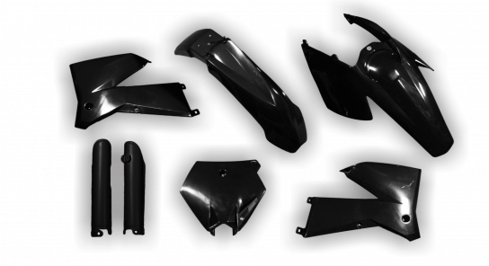 KTM SX SX-F / XC XC-F 2005-2006 - Plastics Kit - Plastik Kit - Kit Plastique - Full Kit Black