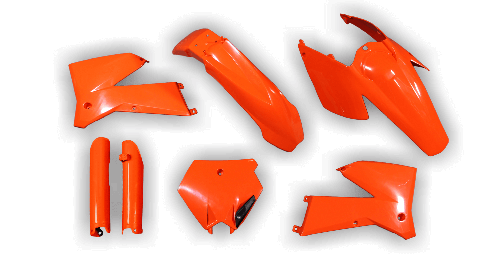 KTM SX SX-F / XC XC-F 2005-2006 - Plastics Kit - Plastik Kit - Kit Plastique - Full Kit Orange