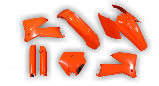 KTM SX SX-F / XC XC-F 2005-2006 - Plastics Kit - Plastik Kit - Kit Plastique - Full Kit Orange