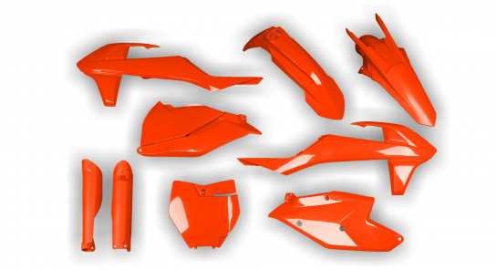 KTM SX SX-F / XC XC-F 2016-2018 - Plastics Kit - Plastik Kit - Kit Plastique - Full Kit Orange