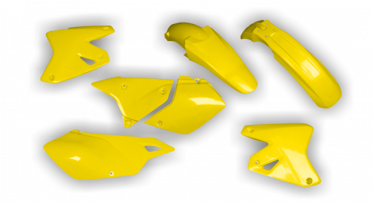 Suzuki DRZ 400 Enduro 1999-2023 - Plastics Kit - Plastik Kit - Kit Plastique - Full Kit Yellow