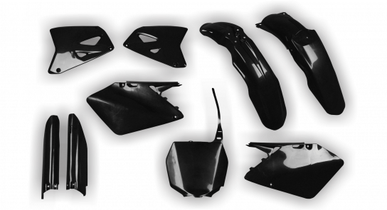 Suzuki RM 250 2001-2003 - Plastics Kit - Plastik Kit - Kit Plastique - Full Kit Black