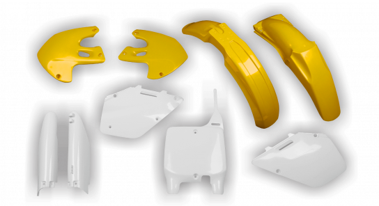 Suzuki RM 250 1999-2000 - Plastics Kit - Plastik Kit - Kit Plastique - Full Kit OEM