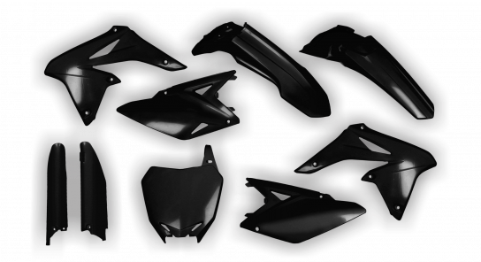 Suzuki RMZ 250 2010-2018 - Plastics Kit - Plastik Kit - Kit Plastique - Full Kit Black