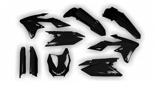 Suzuki RMZ 450 2018-2023 - Plastics Kit - Plastik Kit - Kit Plastique - Full Kit Black