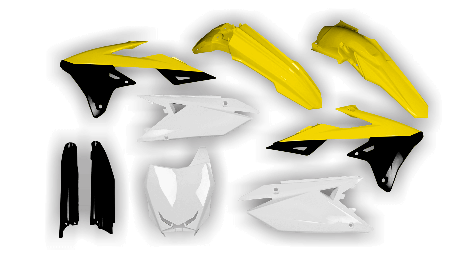 Suzuki RMZ 450 2018-2023 - Plastics Kit - Plastik Kit - Kit Plastique - Full Kit OEM