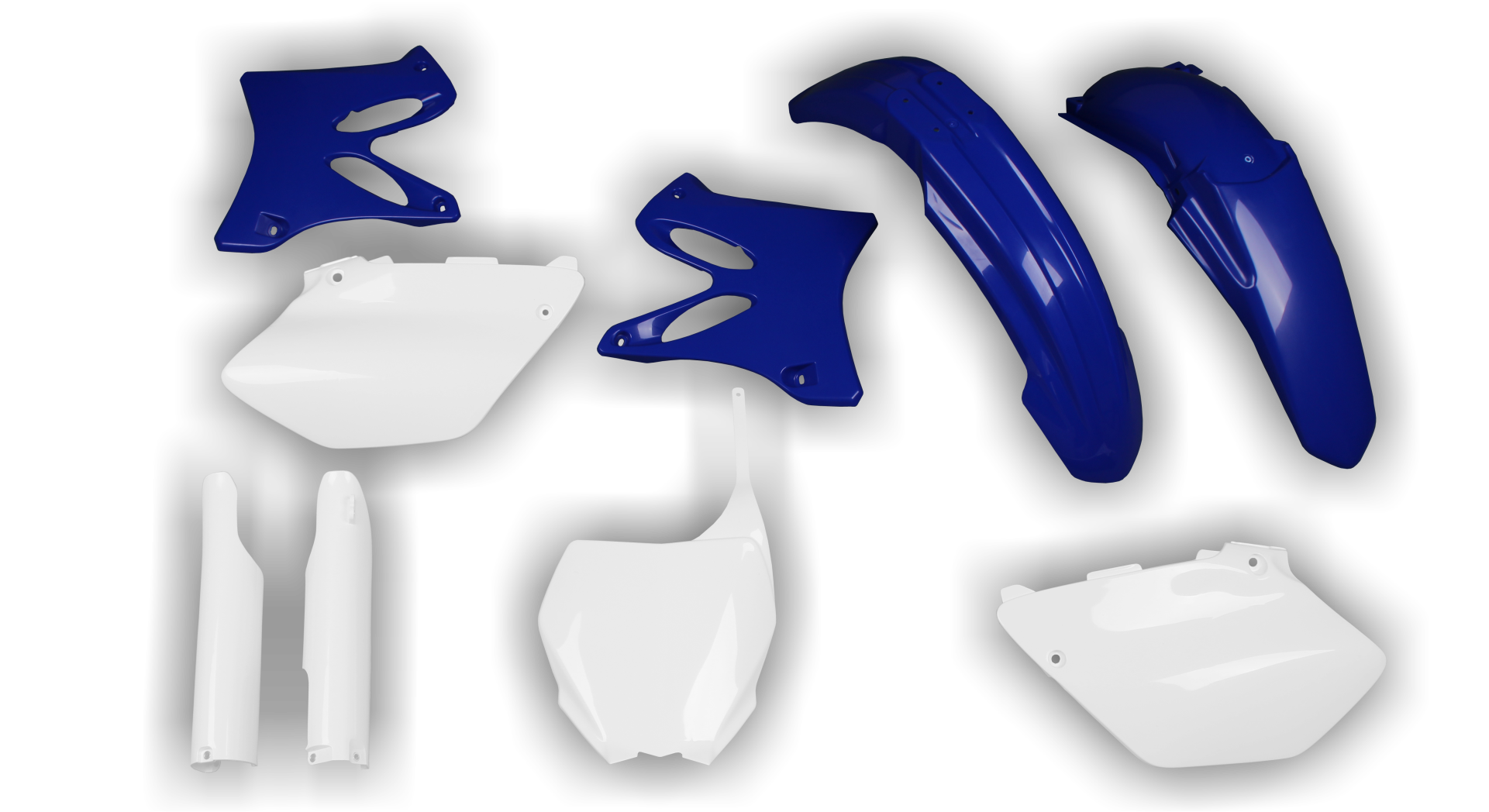 Yamaha - YZ 125 2006-2007 - Plastics Kit - Plastik Kit - Kit Plastique - Full Kit OEM