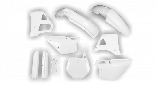 Yamaha - YZ 250 1991 - Plastics Kit - Plastik Kit - Kit Plastique - Full Kit White