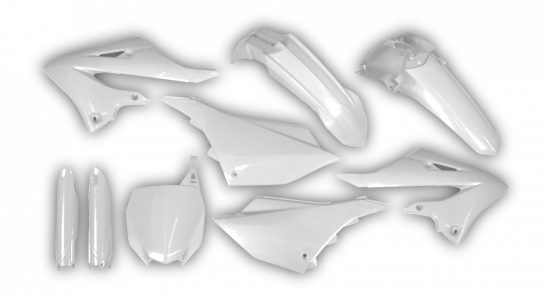 Yamaha - YZ 125 2022-2024 - Plastics Kit - Plastik Kit - Kit Plastique - Full Kit White