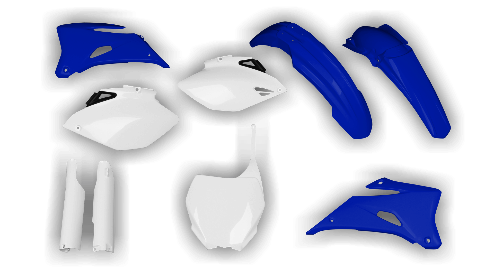 Yamaha - YZ250F 2008-2009 - Plastics Kit - Plastik Kit - Kit Plastique - Full Kit OEM