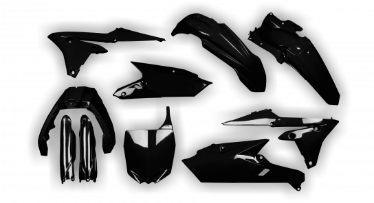 Yamaha - YZ450F 2014-2017 - Plastics Kit - Plastik Kit - Kit Plastique - Full Kit Black