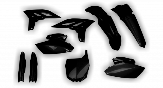 Yamaha - YZ250F 2010-2013 - Plastics Kit - Plastik Kit - Kit Plastique - Full Kit Black