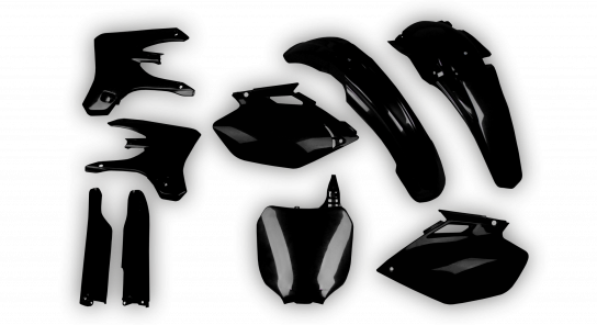 Yamaha - YZ450F 2005 - Plastics Kit - Plastik Kit - Kit Plastique - Full Kit Black