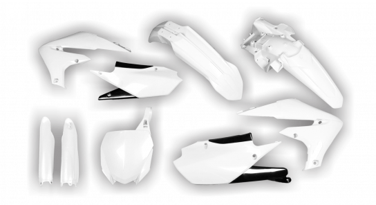 Yamaha - YZ250FX 2020-2021 - Plastics Kit - Plastik Kit - Kit Plastique - Full Kit White