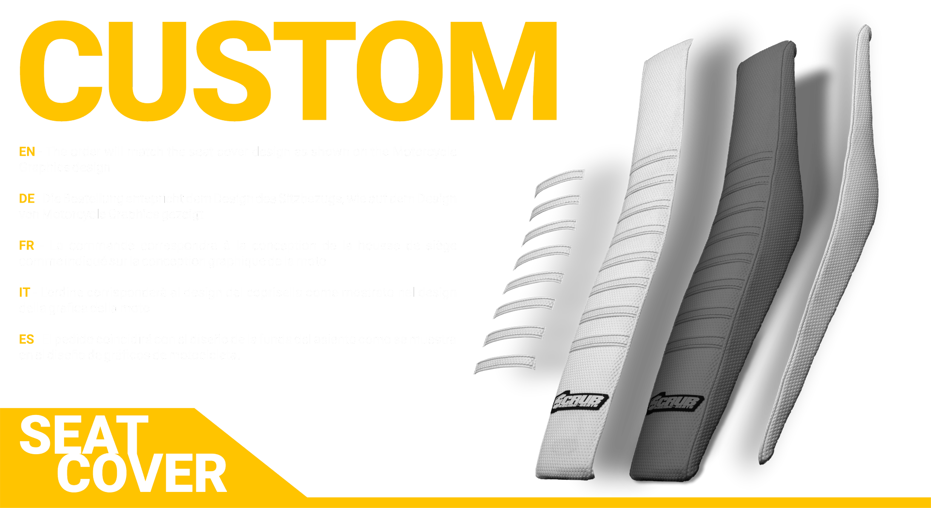 Beta RR Restyle 2019 - Seat Cover - Sitzbezug - Housse de Siege - Custom V1